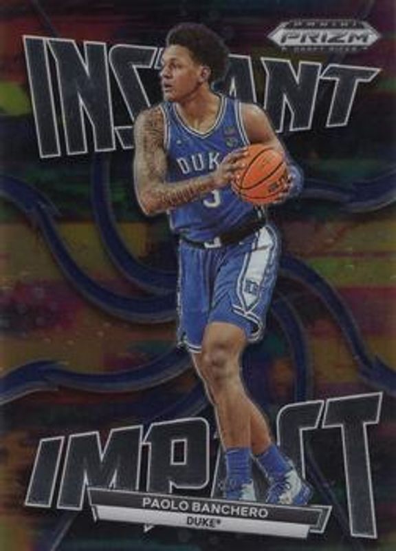Paolo Banchero 2022 Prizm Draft Picks #II-PB Instant Impact Rookie RAW