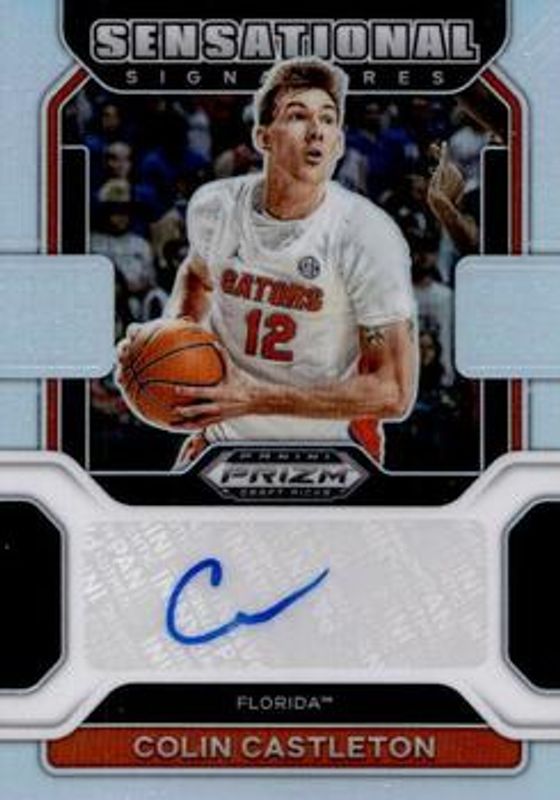 2022 Prizm Draft Picks #SS-CCA Sensational Signatures - Silver