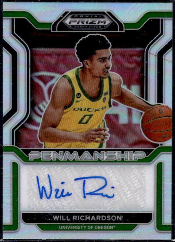 2022 Prizm Draft Picks #CP-WRI College Penmanship - Silver