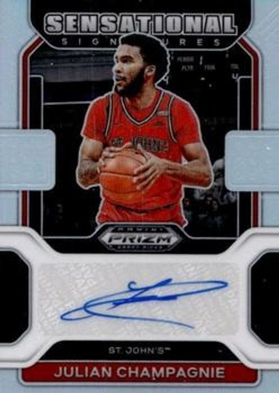 2022 Prizm Draft Picks #SS-JCH Sensational Signatures - Silver