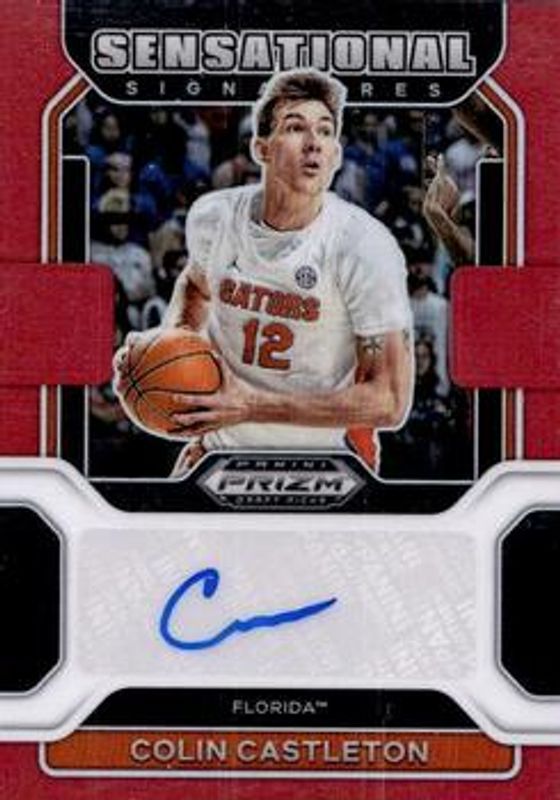 2022 Prizm Draft Picks #SS-CCA Sensational Signatures - Red /199