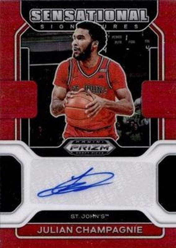 2022 Prizm Draft Picks #SS-JCH Sensational Signatures - Red /199
