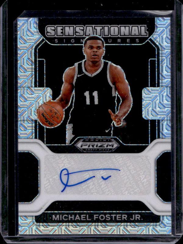 2022 Prizm Draft Picks #SS-MFJ Sensational Signatures - Mojo /25