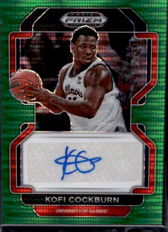 2022 Prizm Draft Picks #DP-KOF Draft Picks Autographs - Green Pulsar /25