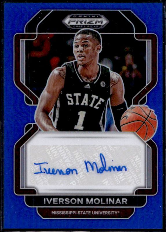 2022 Prizm Draft Picks #DP-IVM Draft Picks Autographs - Blue /149