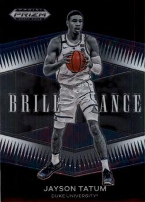 Jayson Tatum 2022 Prizm Draft Picks #BR-JT Brilliance RAW