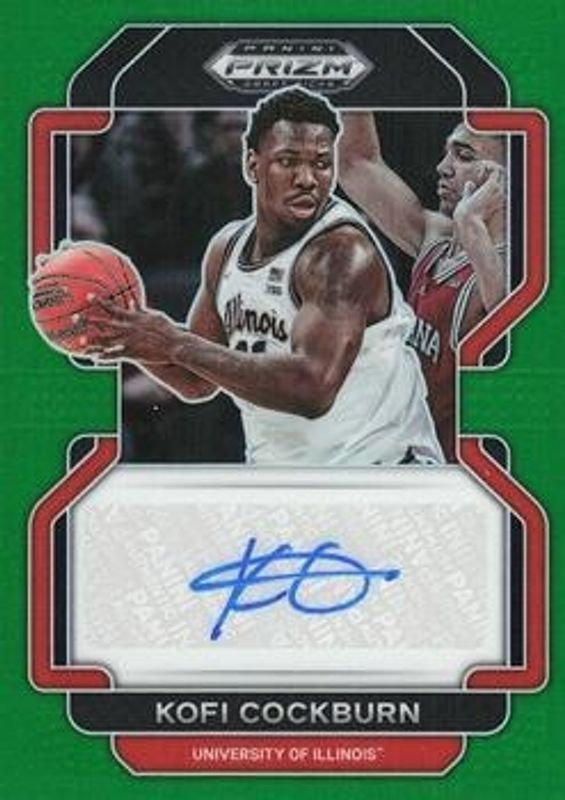 2022 Prizm Draft Picks #DP-KOF Draft Picks Autographs - Green