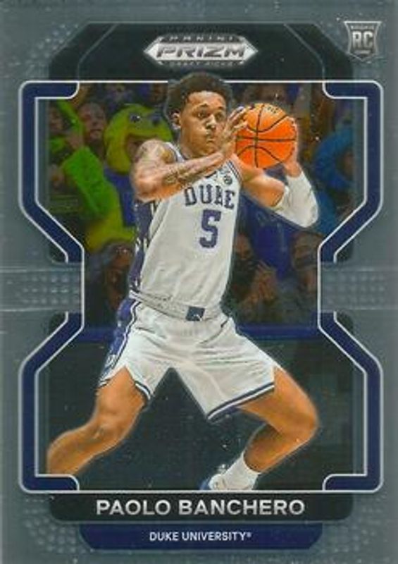 Paolo Banchero 2022 Prizm Draft Picks #52 Base Rookie RAW