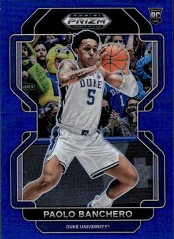 Paolo Banchero 2022 Prizm Draft Picks #52 Blue /199 Rookie RAW