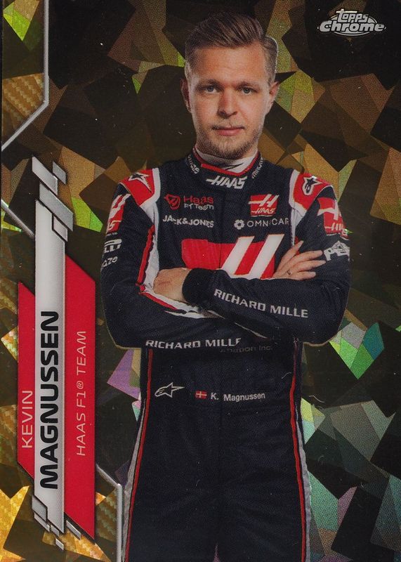 Kevin Magnussen 2020 Topps Chrome Formula 1 Sapphire Edition #18 Gold /50 Rookie BGS 10 PRISTINE