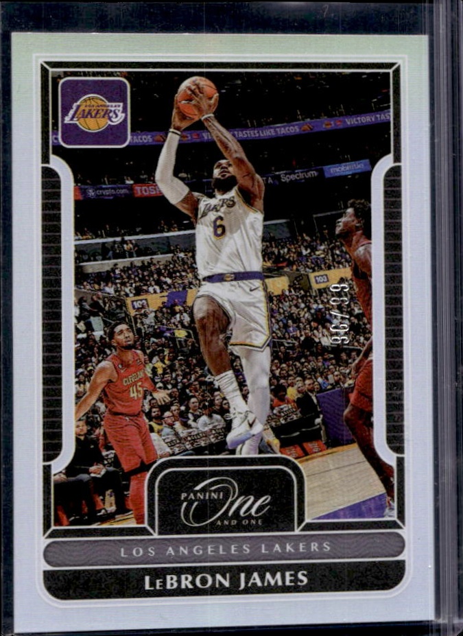 レブロンジェームズ 64/99 PSA10 NBA トレカ カード　レイカーズ LeBron James 2022 One and One #64 Base /99 Price Guide - Sports