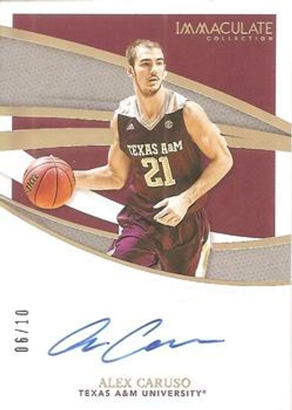 2021 Immaculate Collegiate #II-ACR Immaculate Ink - Gold /10