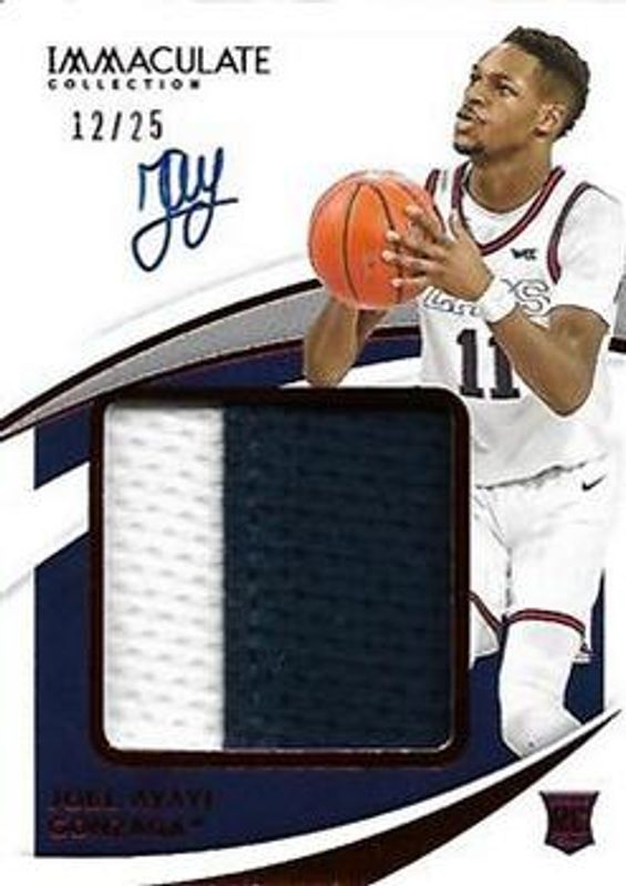 2021 Immaculate Collegiate #PPA-JA Premium Patches Rookie Autographs - Red /25