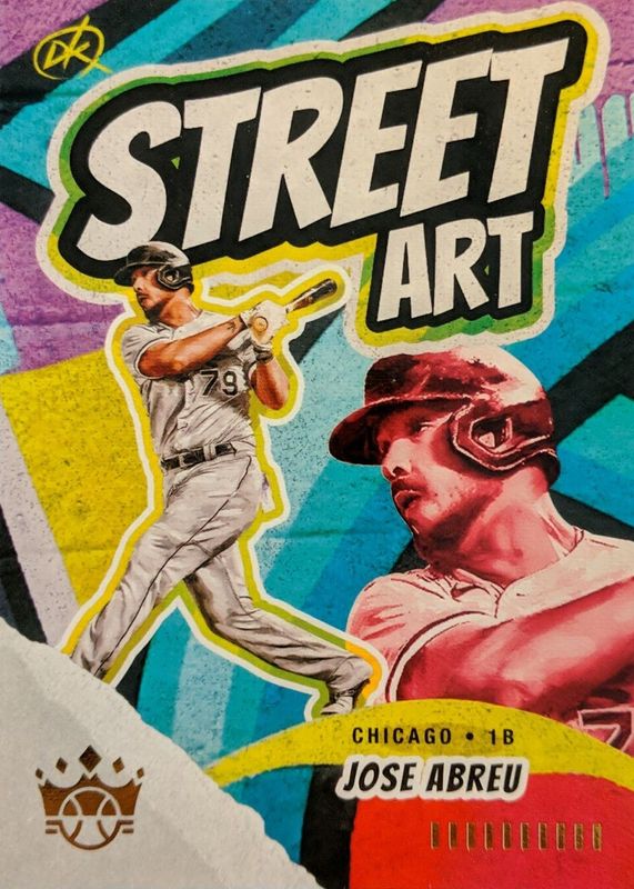 Jose Abreu 2022 Diamond Kings #SA-13 Street Art /(SSP) RAW