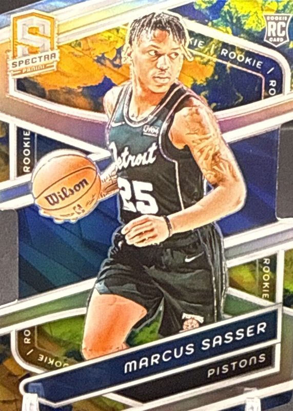Marcus Sasser 2023 Spectra #155 Universal Die-Cut /8 Rookie RAW