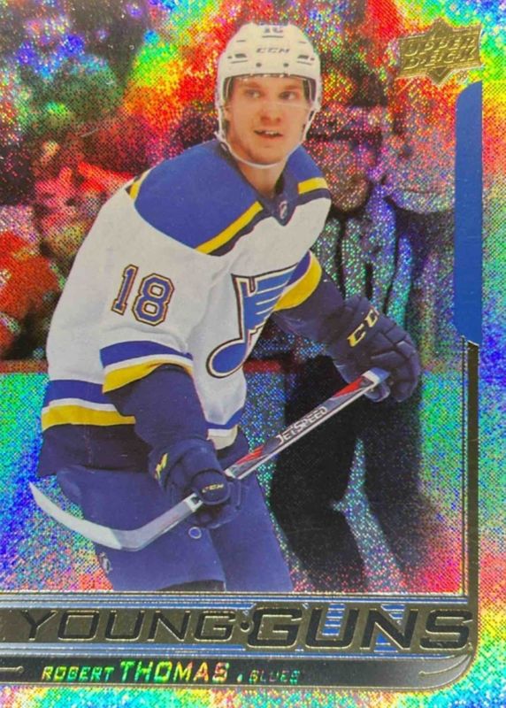 2018 Upper Deck #472 Young Guns - Speckled Rainbow Foil