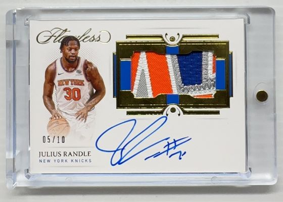 2021 Flawless #HPA-JUL 2020 Panini Flawless Basketball Horizontal Patch Auto - Gold /10