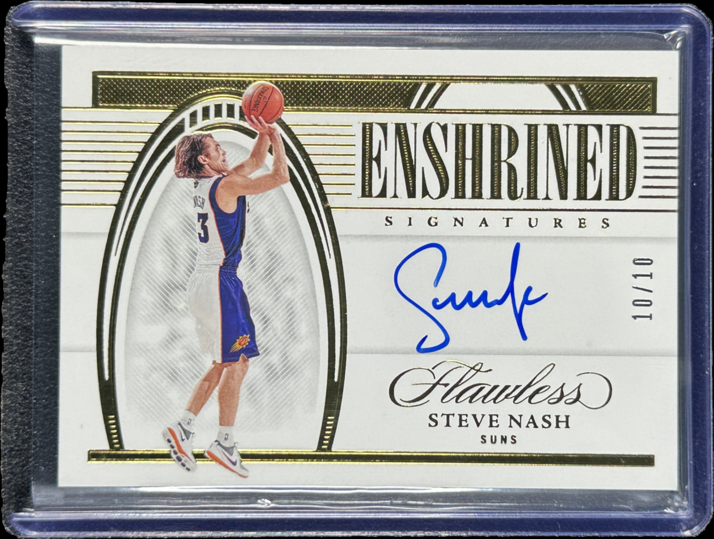 Steve Nash 2021 Panini Flawless #ENS-STN Enshrined Signatures - Gold ...