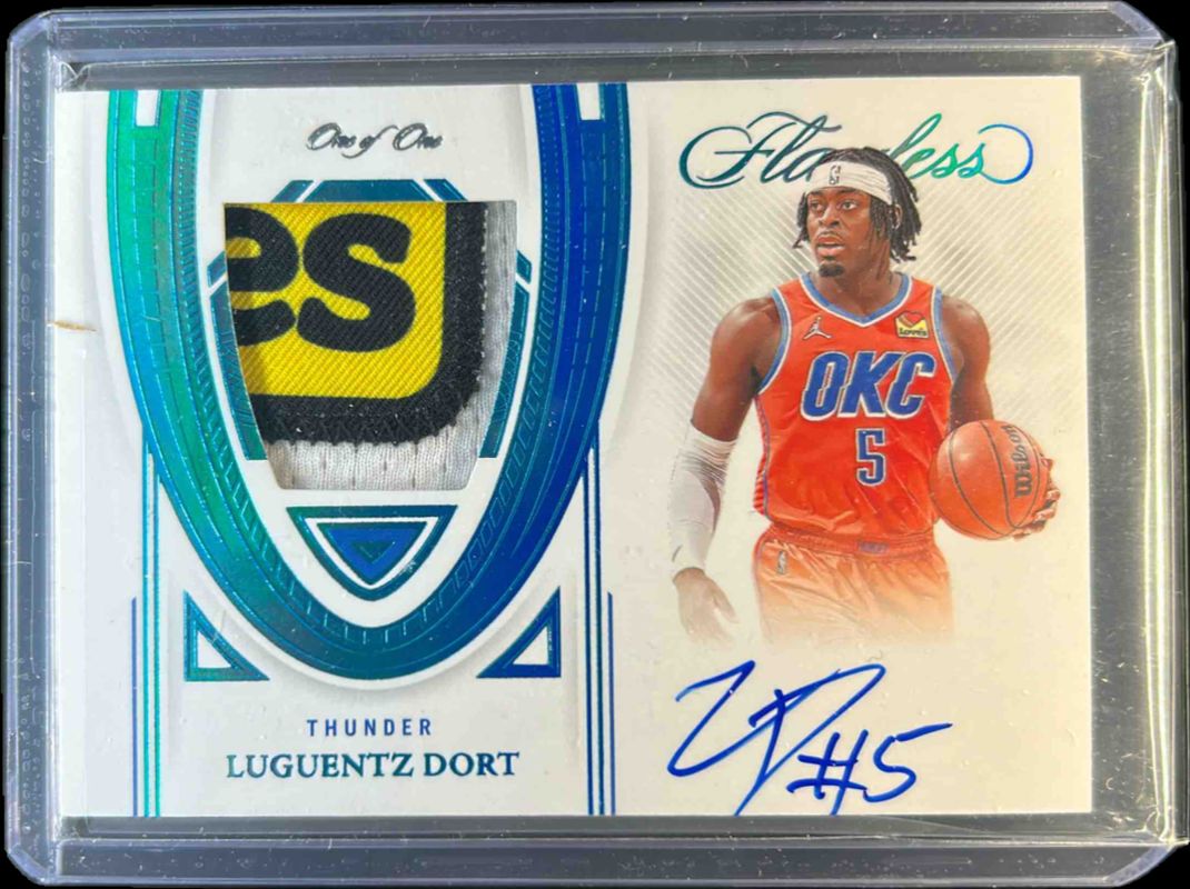 2021 Flawless #FPA-LUD Flawless Patch Autographs - Platinum /1