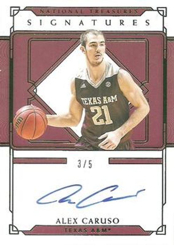 2021 National Treasures Collegiate #LS-AC Legacy Signatures - Emerald /5