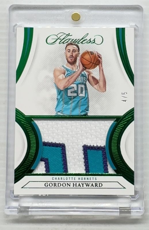 2021 Flawless #PT-GRD Patches - Emerald /5