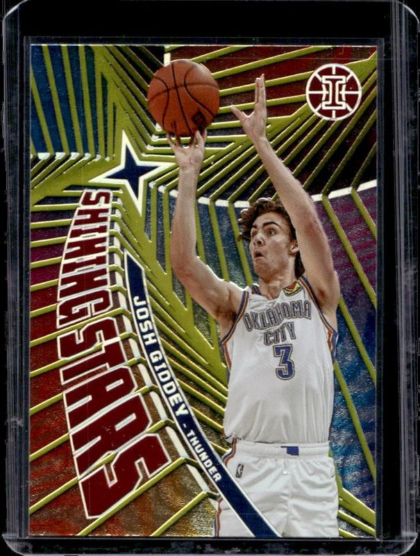 Josh Giddey 2021 Illusions #16 Shining Stars Rookie RAW