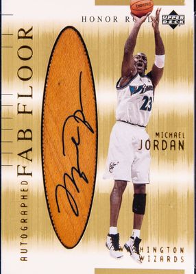 2001 Upper Deck Honor Roll #MJ-A Fab Floor Autographs