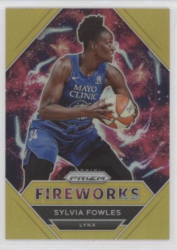 2021 Prizm WNBA #4 Fireworks - Gold /10