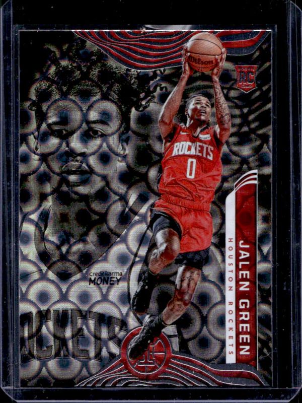 Jalen Green 2021 Illusions #152 Asia Trophy Collection Base Rookie RAW