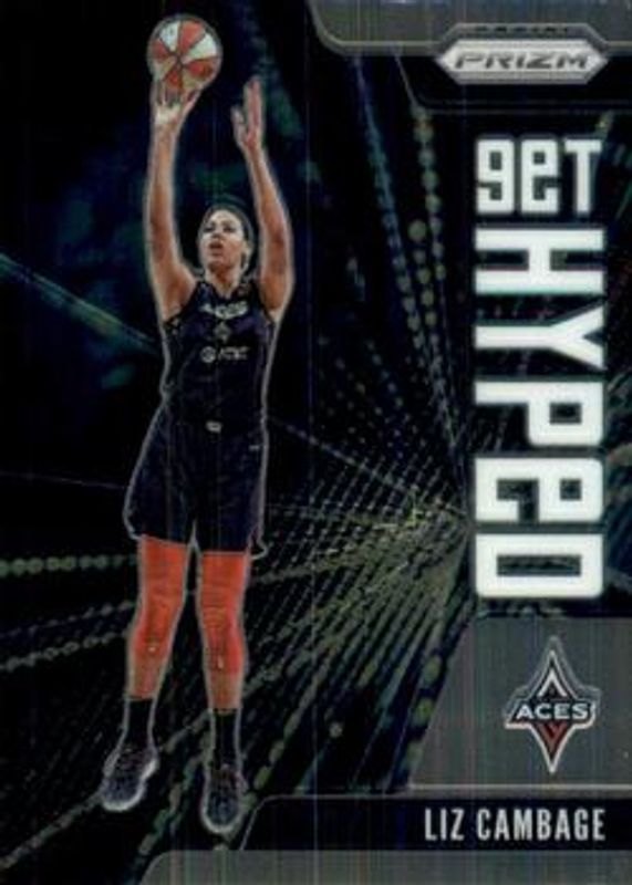 Liz Cambage 2021 Prizm WNBA #8 Get Hyped RAW