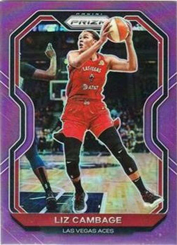 Liz Cambage 2021 Prizm WNBA #77 Purple /99 RAW