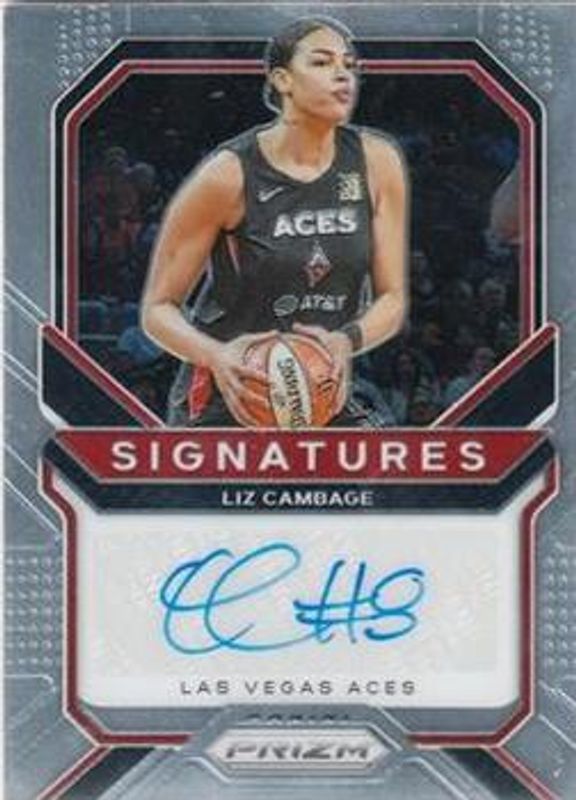 Liz Cambage 2021 Prizm WNBA #SG-LZC Signatures RAW