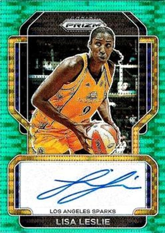2021 Prizm WNBA #SG-LLS Signatures - Green Pulsar /25