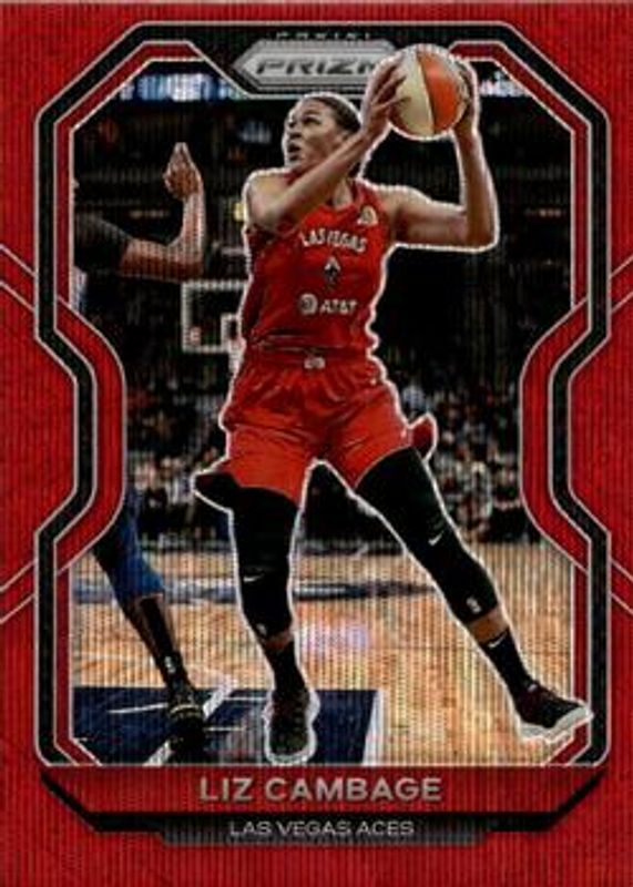 Liz Cambage 2021 Prizm WNBA #77 Ruby Wave RAW