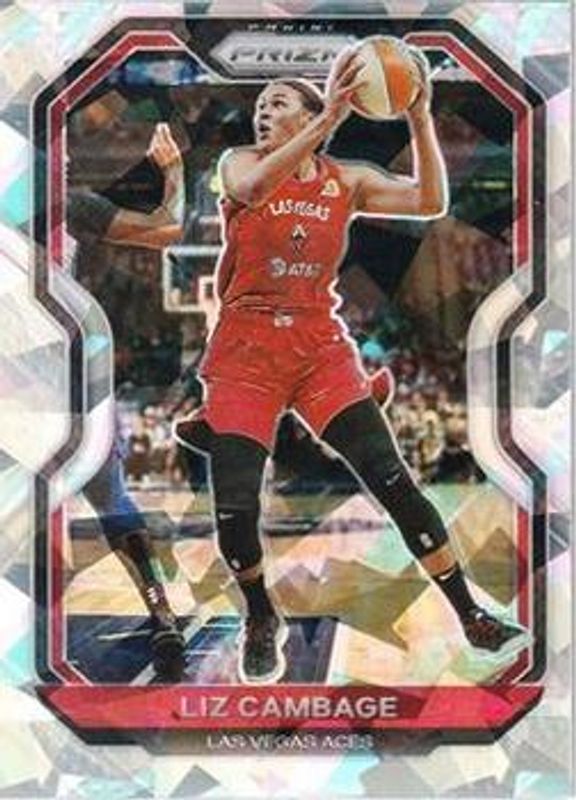 Liz Cambage 2021 Prizm WNBA #77 Ice RAW