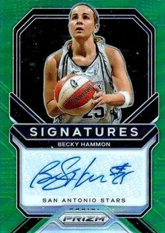 2021 Prizm WNBA #SG-BHM Signatures - Green