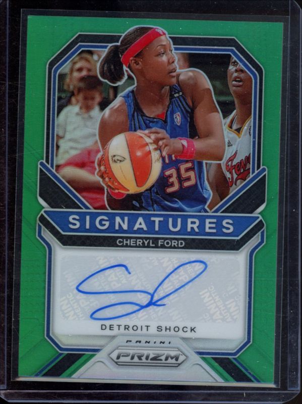 2021 Prizm WNBA #SG-CFD Signatures - Green
