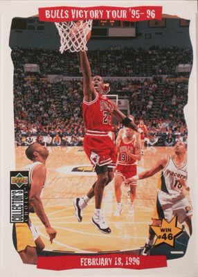 1996 Upper Deck Collector's Choice #26 Victory Tour (w/S. Pippen)
