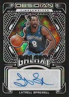 2021 Obsidian #GA-LSP Galaxy Autographs /75