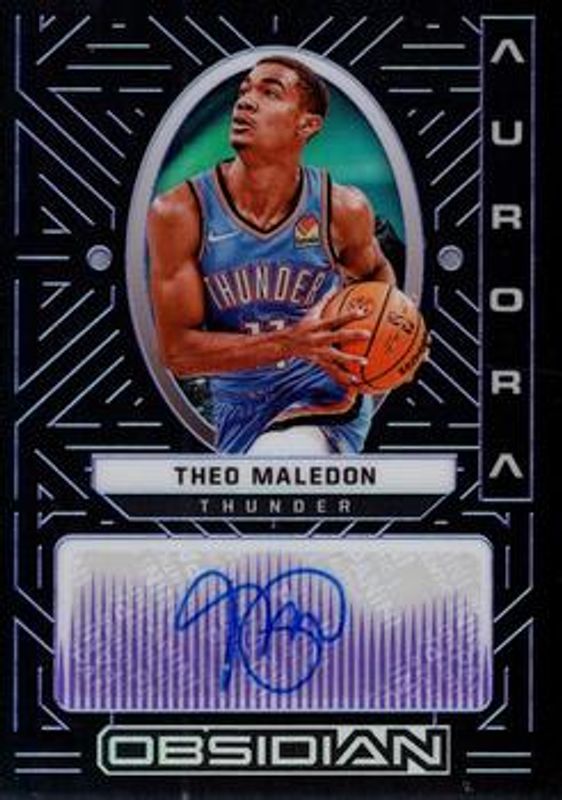 2021 Obsidian #AUR-THM Aurora Autographs - Electric Etch Purple /75