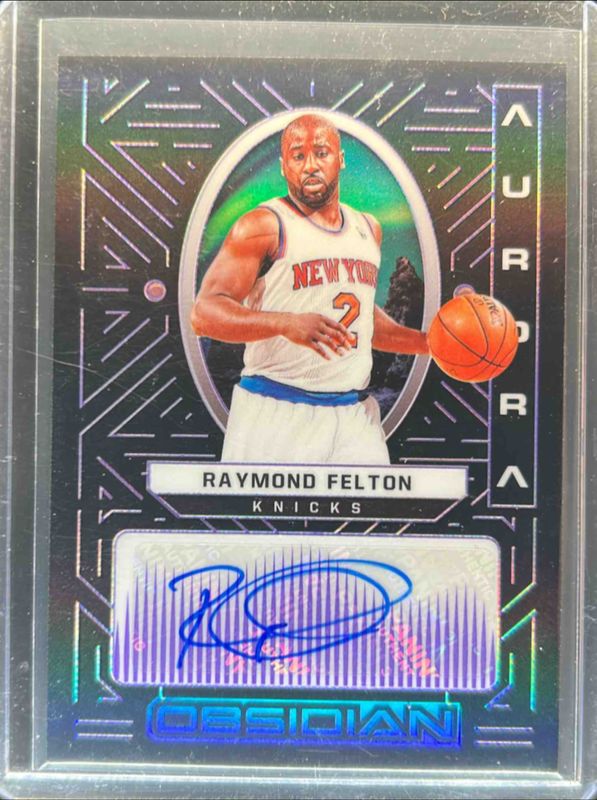 2021 Obsidian #AUR-RAY Aurora Autographs - Electric Etch Purple /75