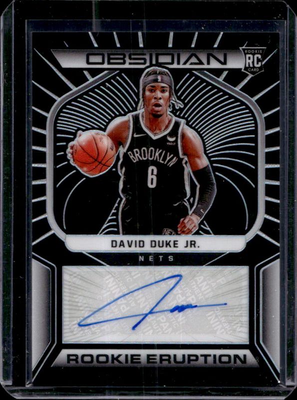 2021 Obsidian #RES-DDJ Rookie Eruption Signatures /149