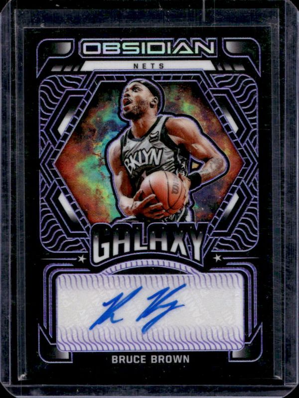 2021 Obsidian #GA-BBR Galaxy Autographs - Electric Etch Purple /49