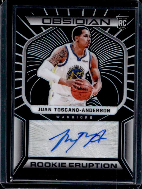 2021 Obsidian #RES-JTA Rookie Eruption Signatures - Electric Etch Purple /75