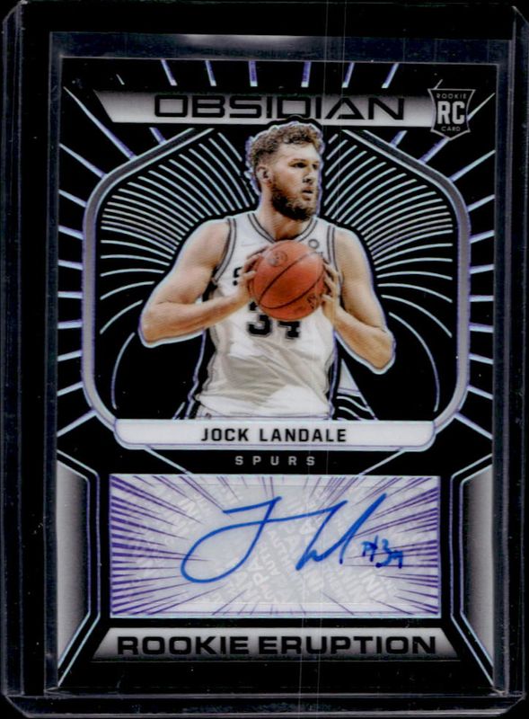 2021 Obsidian #RES-JLD Rookie Eruption Signatures - Electric Etch Purple /75