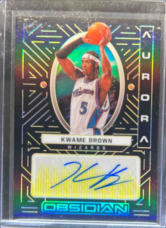 2021 Obsidian #AUR-KBR Aurora Autographs - Electric Etch Yellow /10