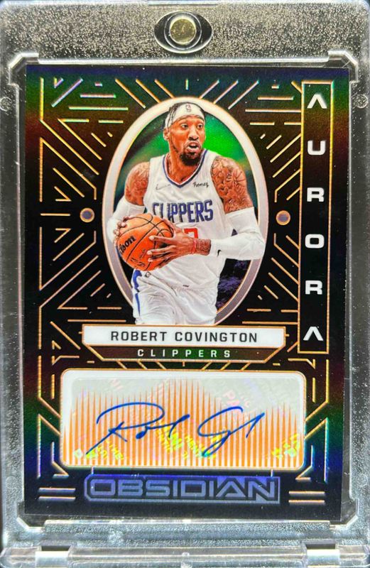 2021 Obsidian #AUR-RCV Aurora Autographs - Electric Etch Orange /50