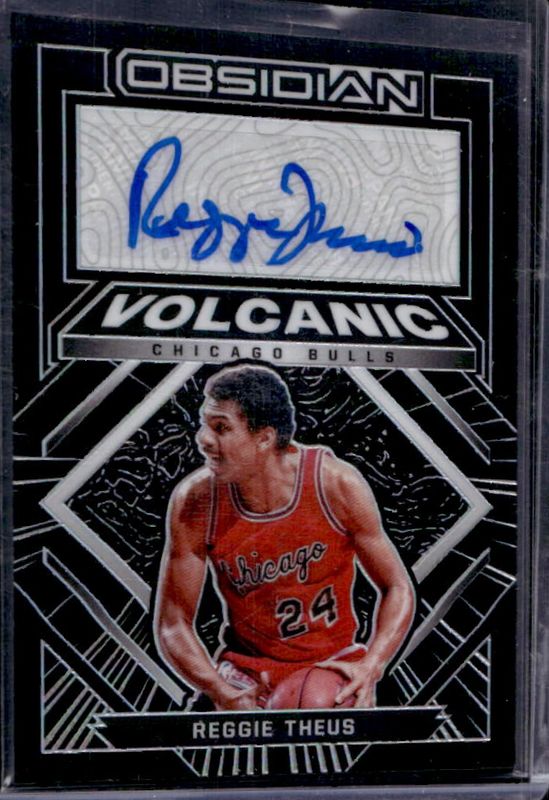 Reggie Theus 2021 Obsidian #VS-RGT Volcanic Signatures /149 RAW