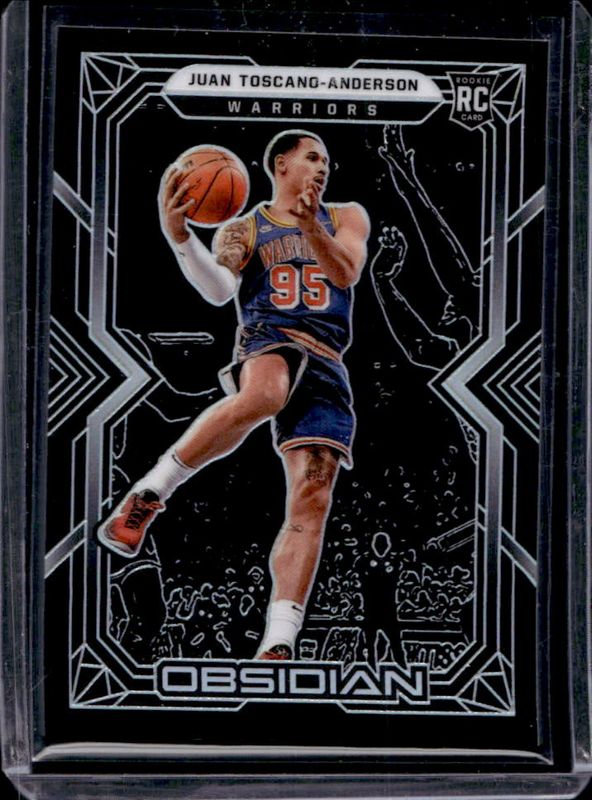 Juan Toscano-Anderson 2021 Obsidian #182 Base Rookie RAW