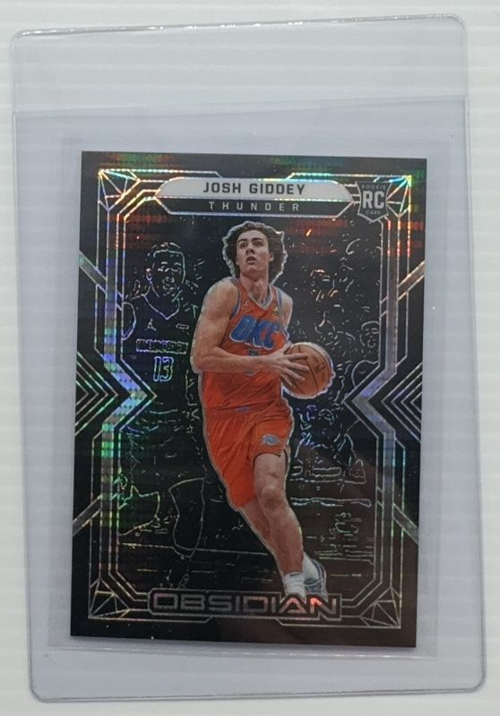 Josh Giddey 2021 Obsidian #156 Electric Etch Asia Rookie RAW